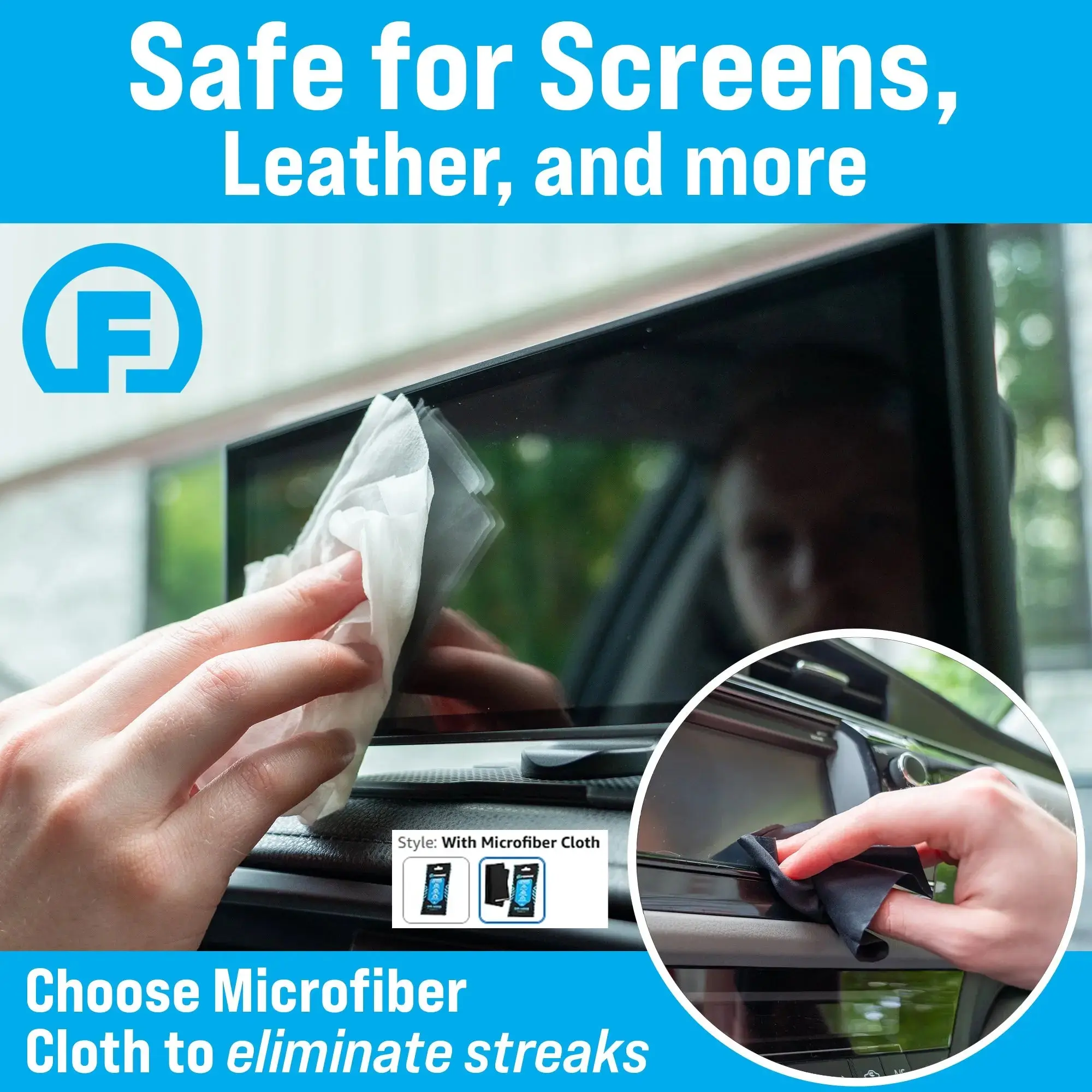 Car Wipes (25 ct.) To-Go Cleaning Wipes for Car Interiors - Image 4