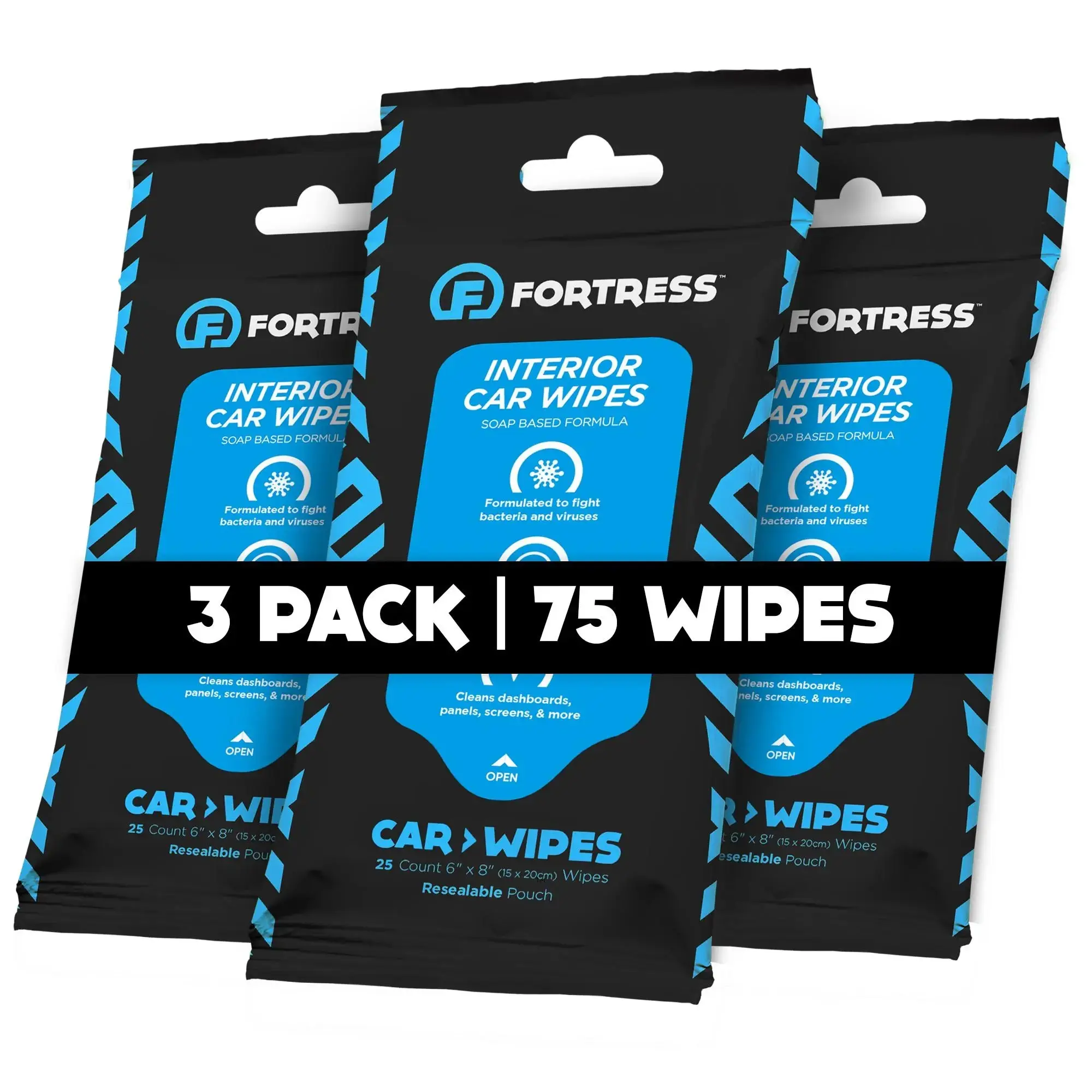 Car Wipes (25 ct.) To-Go Cleaning Wipes for Car Interiors - Image 7