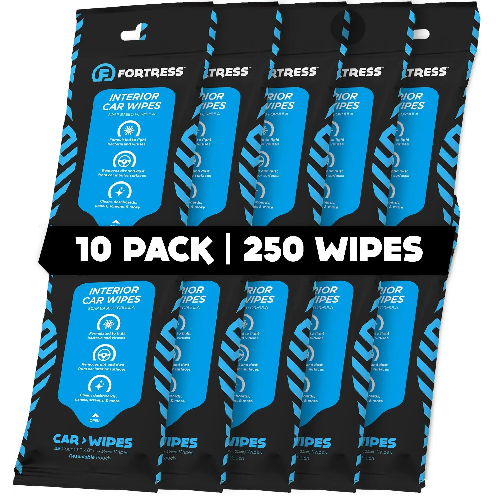 Car Wipes (25 ct.) To-Go Cleaning Wipes for Car Interiors - Image 9