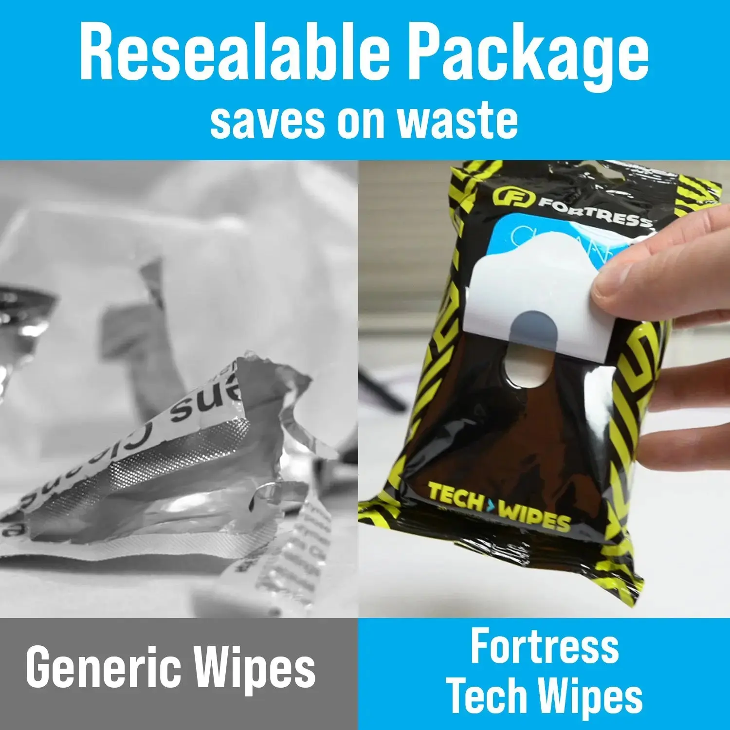 Tech Wipes (25 ct.) To-Go Cleaning Wipes for Smartphones - Image 3